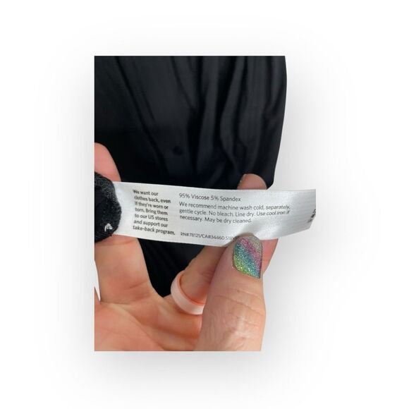 EILEEN FISHER Sleeveless Lightweight Button Front Drawstring Midi Shirt Dress XS - Picture 6 of 9